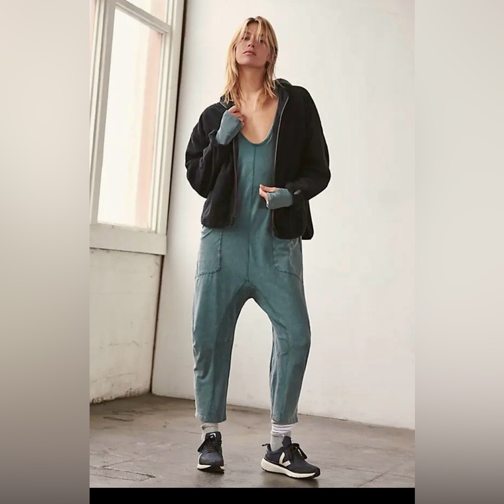 FP Movement by Free People Teal Jumpsuit